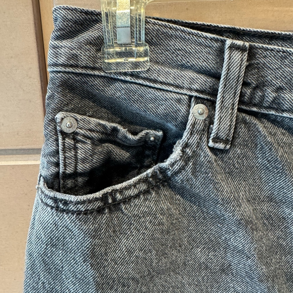 Levi's Black and Gray Denim “Baggy Dad” Jeans Size 26. - Picture 2 of 11